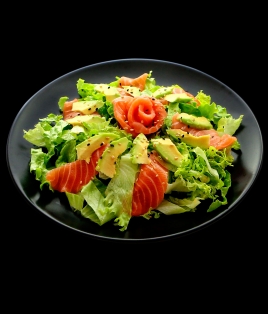 Salade saumon avocat