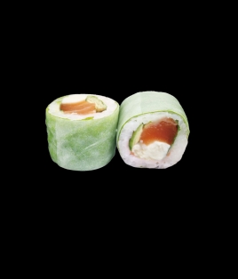 Printemps roll saumon cheese