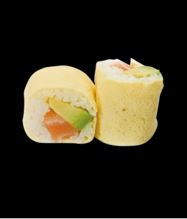 Egg roll saumon avocat