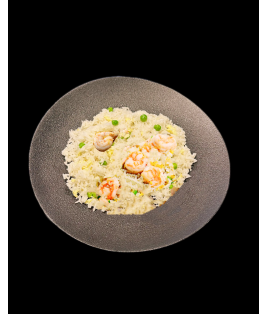 Riz sauté aux crevette