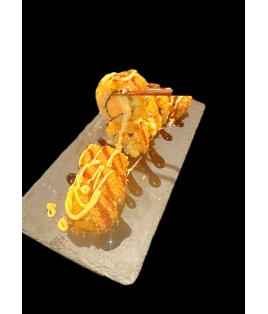390 Beignet dragon maki saumon cuit fromage