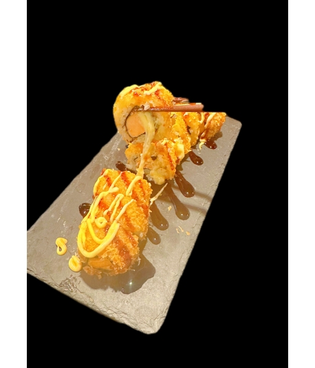 390 Beignet dragon maki saumon cuit fromage